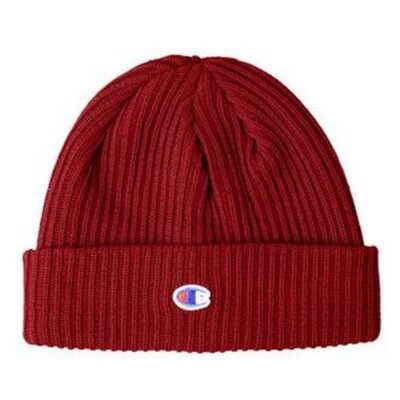 Champion Reverse Weave Logo Beanie Burgundy